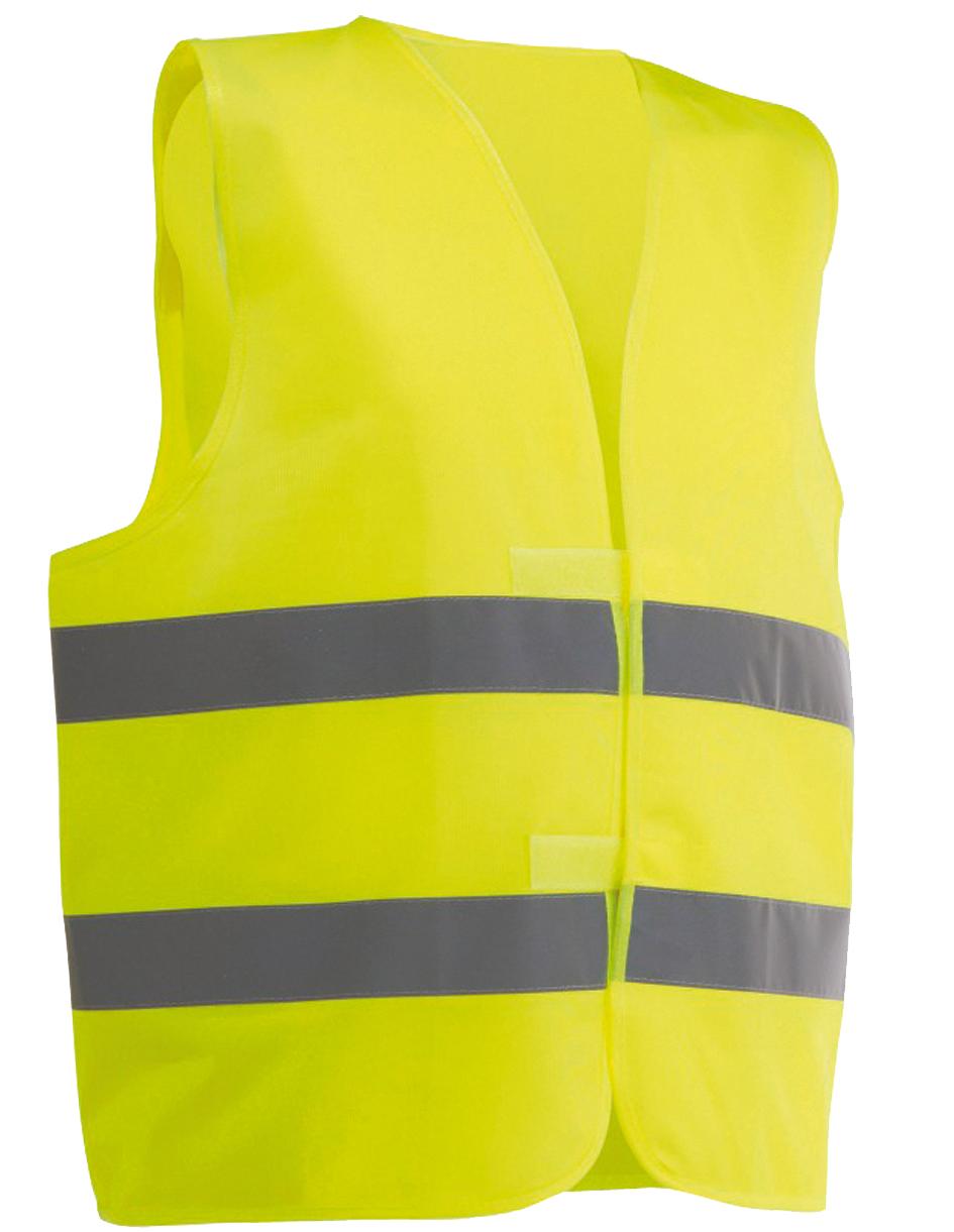 GILET HAUTE VISIBILITE JAUNE TAILLE L A 3XL