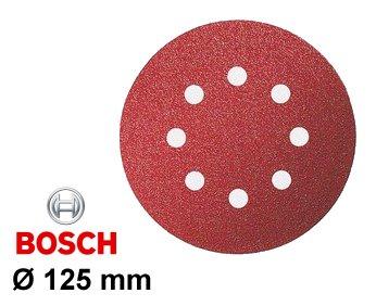 Disques abrasifs Ø125 mm auto-agrippant 8 trous (bois/métal)