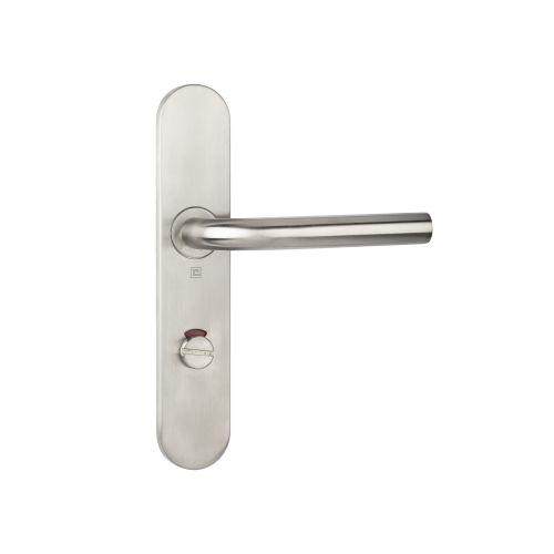 Ensemble double bequille sur plaque JADE série 1194 - voyant- inox