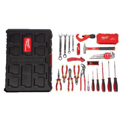 MILWAUKEE 4932499467 caisse à outils pour plombier 74 pièces PACKOUT