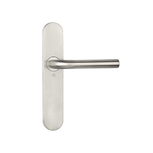 Ensemble double bequille sur plaque JADE série 1194 - Bec de Cane - inox