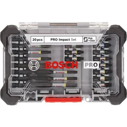 Coffret d'embouts de vissage Bosch PRO Impact 20 pièces - 2608521U74