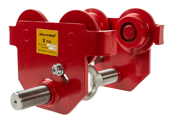 Chariot porte-palan à poussée manuelle