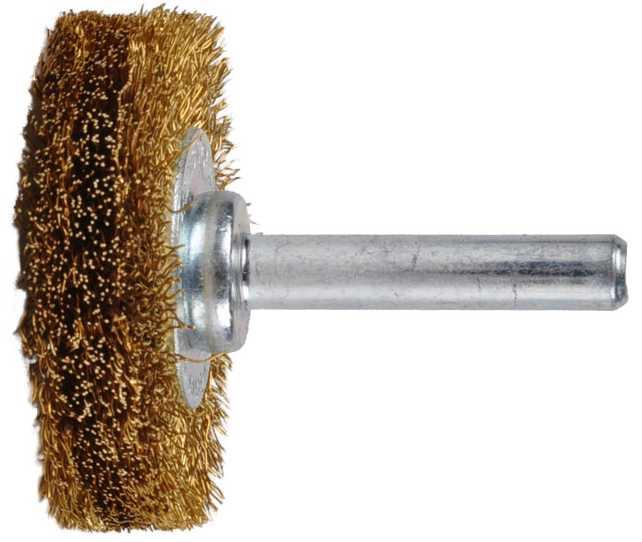 BROSSE RONDE S/TIGE FIL LAITON