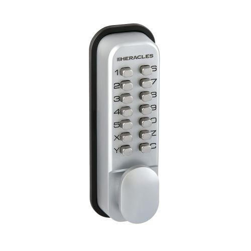 HERACLES HCODE-A verrou à code mécanique en applique pêne dormant réversible HCO