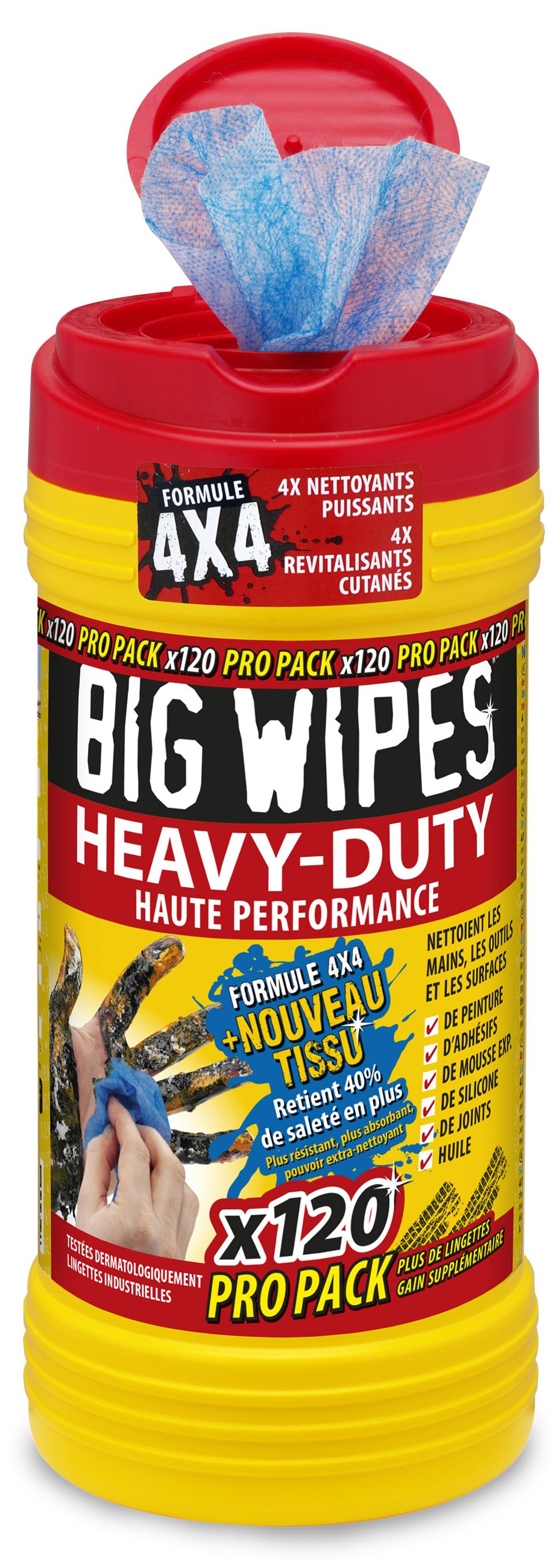LINGETTES INDUSTRIELLES BIG WIPES