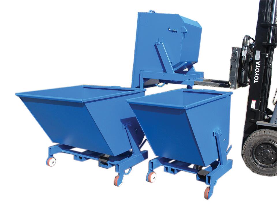 BENNE BASCULANTE SUR PIVOT CENTRAL