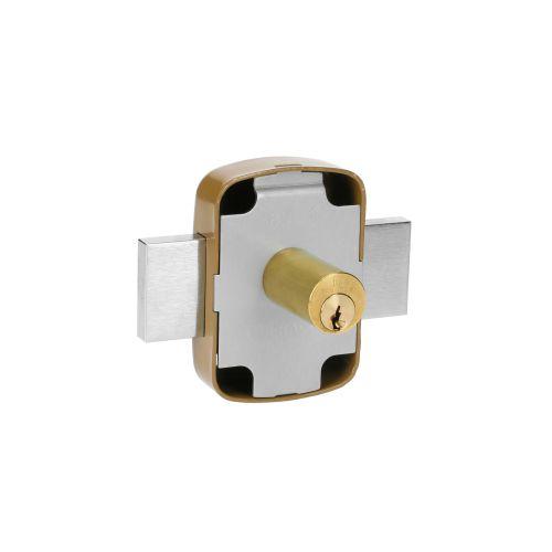 HERACLES 458-50 verrou à bouton cylindre 50 mm coloris or ECO