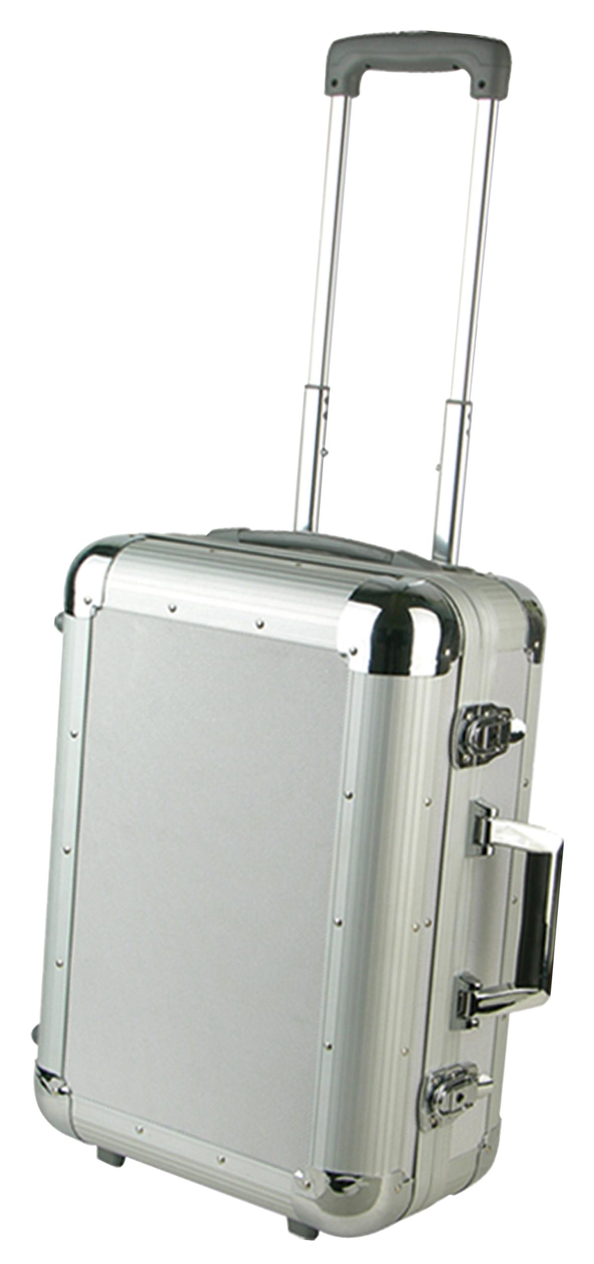 VALISE ALUMINIUM SUR ROULETTES