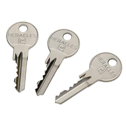 HERACLES C100002MV9 cylindre à double entrée 5 goupilles 25 x 25 mm court sur va