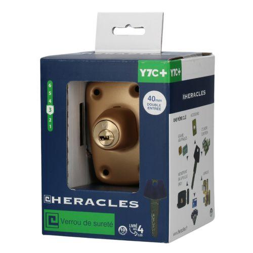 HERACLES ZL-Y7C-10020451 verrou à bouton 45 mm 4 clés sur carte Y7C+