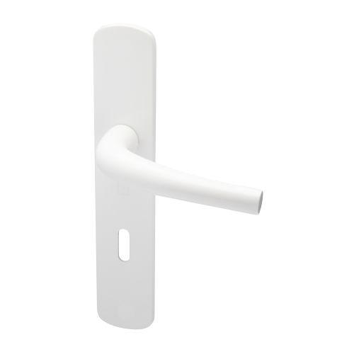 HERACLES B-SALOME-067 ensemble sur plaque aluminium entraxe 195 mm clé L blanc S