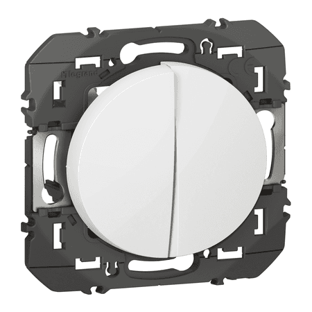 Transformeur 5 fonctions va-et-vient et poussoir dooxie finition blanc