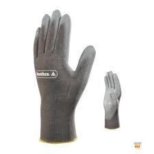 PAIRE GANTS TRICOT POLYAM./PU