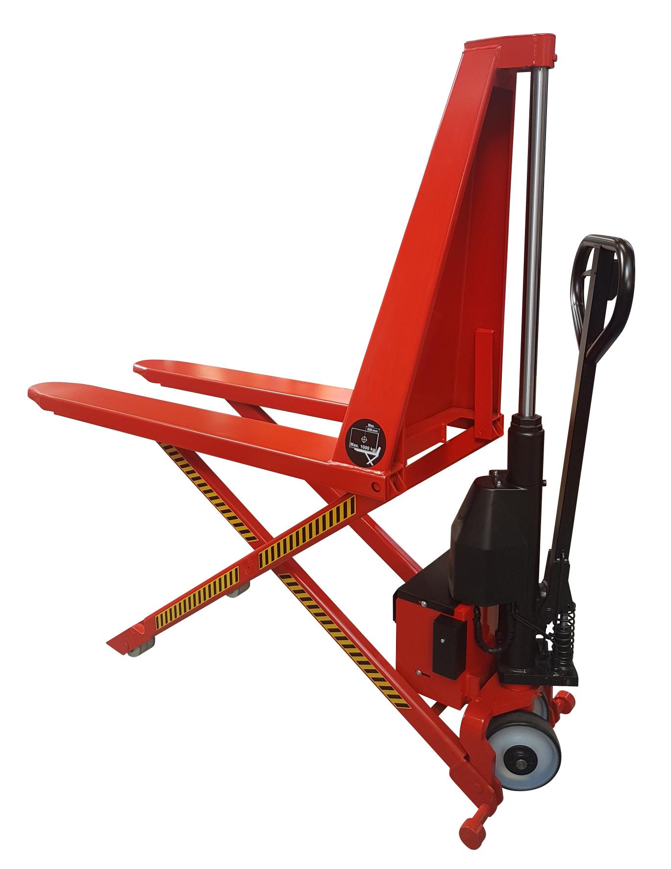 TRANSPALETTE HAUTE LEVEE ELECTRIQUE 1T