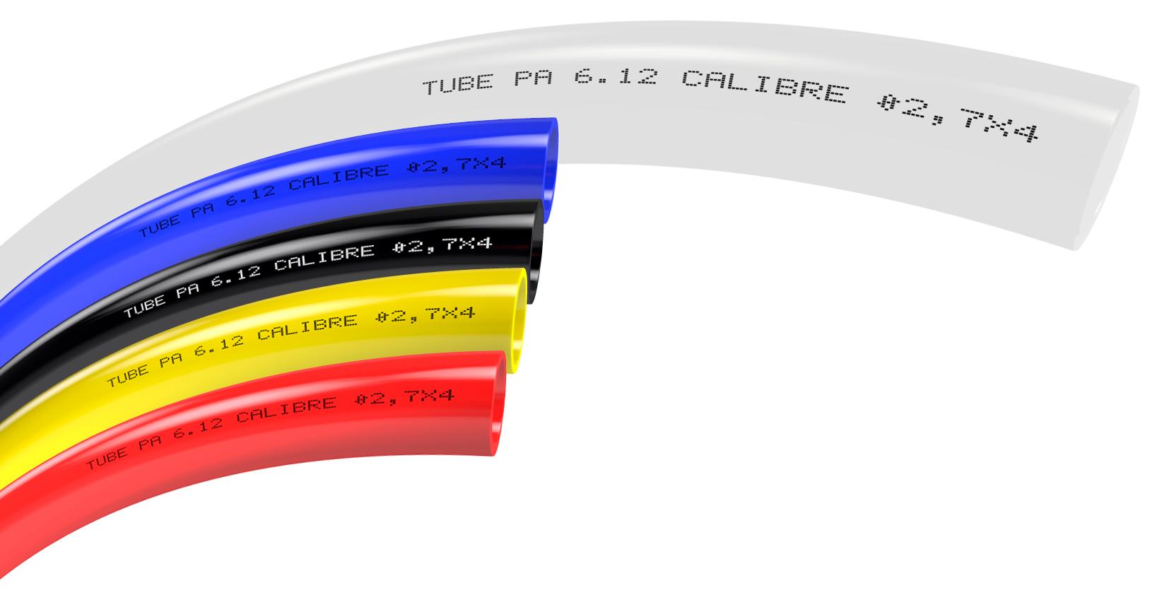Tube PA calibré de grande précision en polyamide.