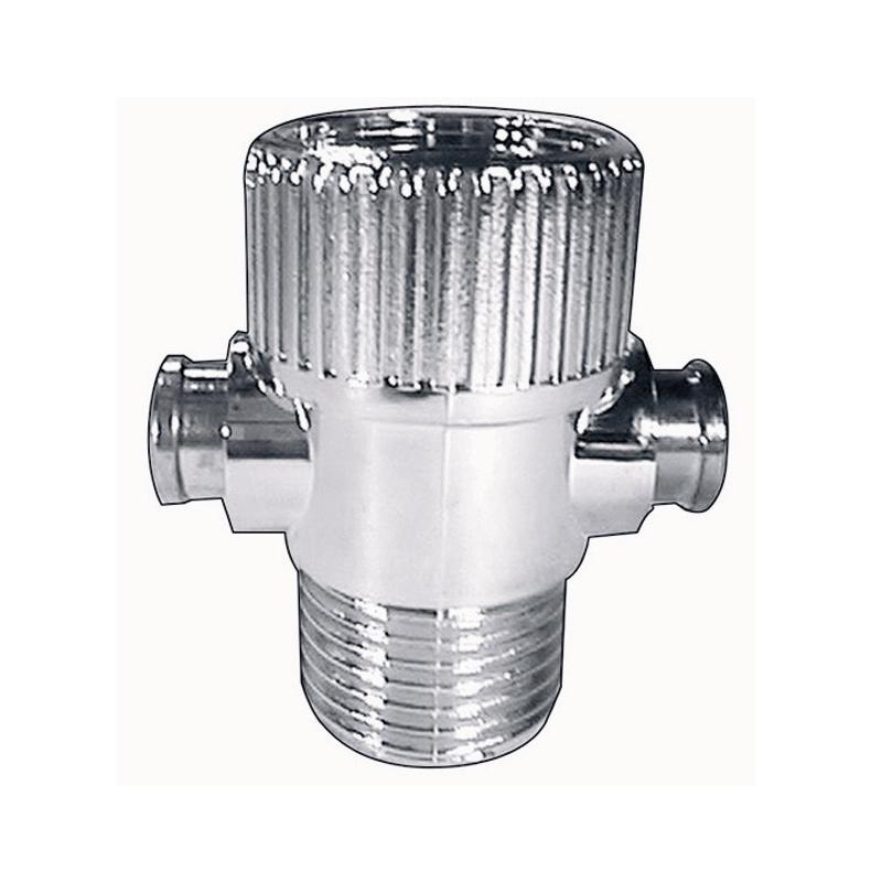 STOP DOUCHE POUSSOIR CHROME