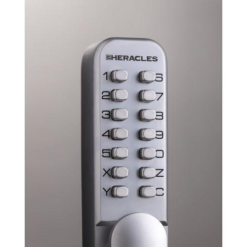 HERACLES HCODE-A verrou à code mécanique en applique pêne dormant réversible HCO