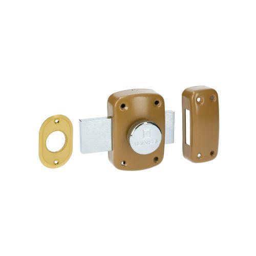 HERACLES 458-50 verrou à bouton cylindre 50 mm coloris or ECO