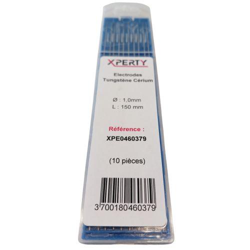 Electrode tungstène cérium Gris longueur 150mm (Etui de 10) - EXPERTY