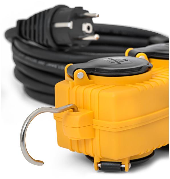 Rallonge électrique avec Powerblock IP44 5m H07RN-F 3G2,5 noir