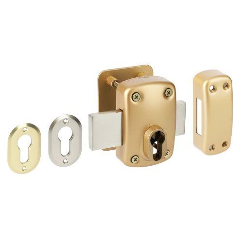 HERACLES C5-95800E verrou pour cylindre à profil européen 958E or sans cylindre