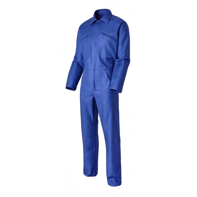 Combinaison ""New Pilote"" Bleu Bugatti 100% Coton