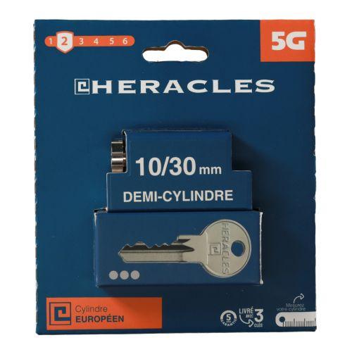 HERACLES ZL-C100011 cylindre à double entrée 5 goupilles 5G 30 x 40 mm laiton ni