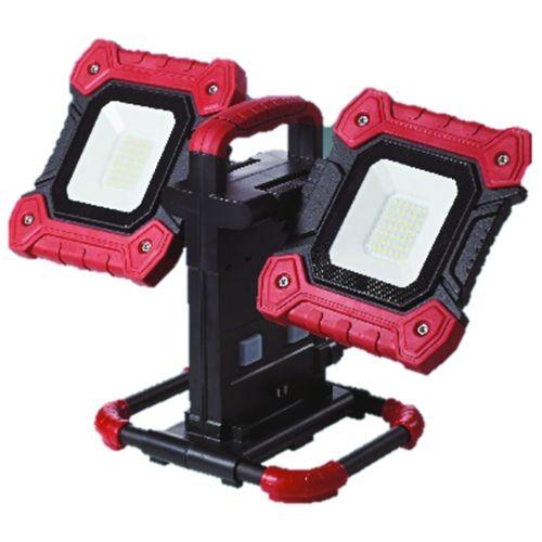 XPERTY XPE448452 projecteur portable LED 60 W multi-positions rouge 1,8 m de câb