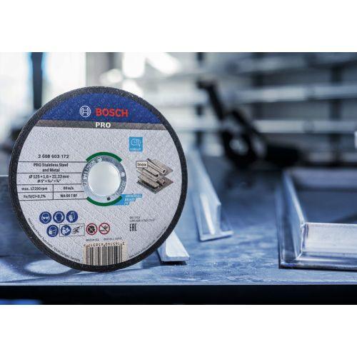 DISQUE 125X1.6 INOX PLAT