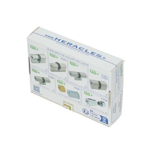 Cylindre monobloc double entrée Y7C+ profil Suisse MG7 31 x 61 mm