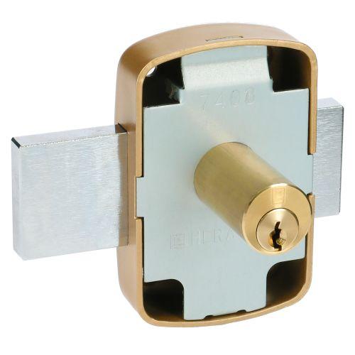 HERACLES C5-10022401 verrou à bouton cylindre 40 mm 4 clés 5G