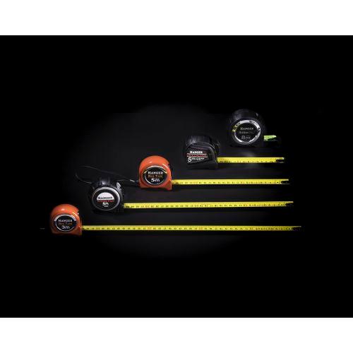 HANGER 100030 mètre ruban 3 m x 16 mm 'Rubber Flex'