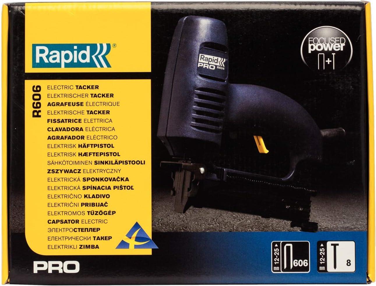 Agrafeuse-cloueuse électrique RAPID R606