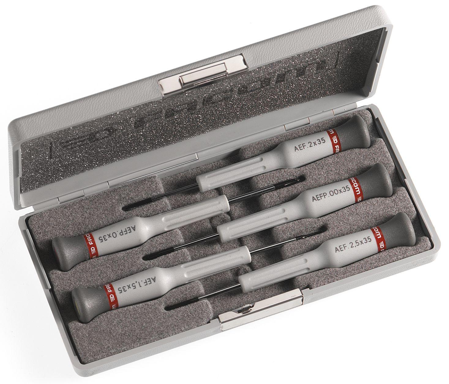 Coffret de 5 Tournevis Micro-Tech Fente Phillips®