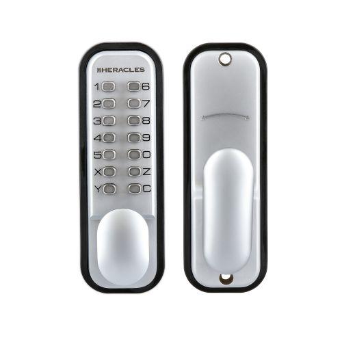 HERACLES HCODE-E serrure à code mécanique à larder pêne demi-tour réversible HCO
