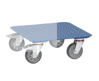 PLATEAU ROULANT AVEC TOLE 400 KG