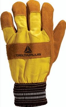 GANTS CUIR FOURRES MARRON