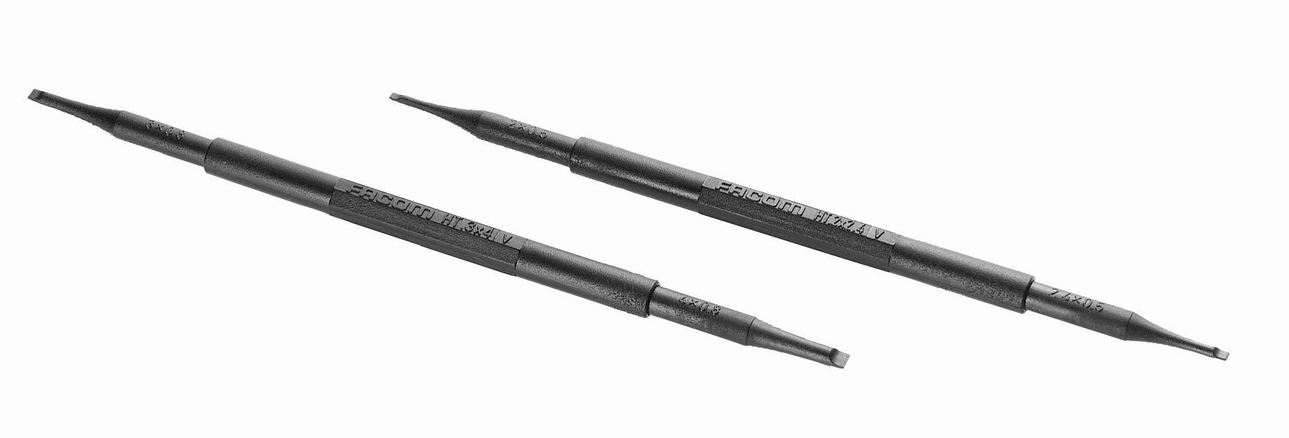 Jeu de 2 tournevis de syntonisation pour vis à fente