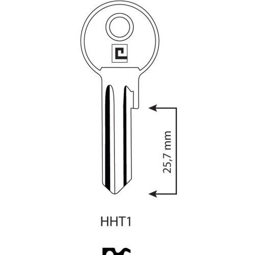HERACLES HHT2A ébauche de clé acier boîte de 100