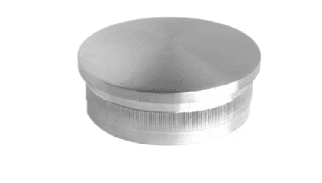 EMBOUT CANNELE PLAT INOX 316