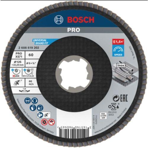 Disque à lamelles X-Lock bombé fibre ø125 mm - BOSCH
