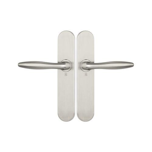 Ensemble double bequille sur plaque JADE série 1594 - Bec de Cane - inox