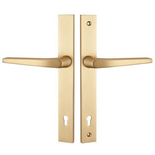 Ensemble étroit Double bequille pour serrure type PS clé L