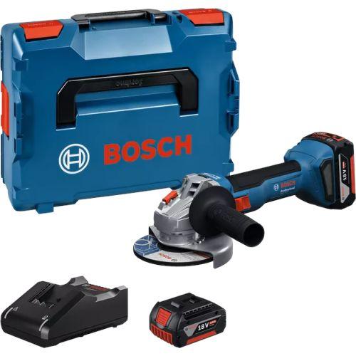 Meuleuse d’angle 18V Bosch GWS 18V-8 Professional + 2 batteries 4 Ah + chargeur