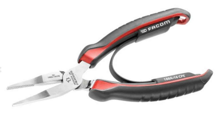Pince à bec plats gainée 160mm - FACOM - 188A