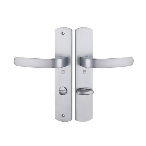 HERACLES B-ELFE-07 ensemble sur plaque entraxe 195 mm condamnation chromé mat EL