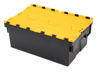 BAC GERBABLE A COUVERCLE JAUNE