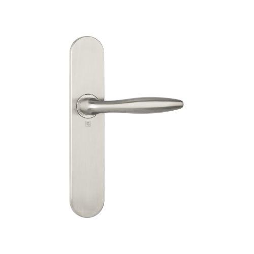 Ensemble double bequille sur plaque JADE série 1594 - Bec de Cane - inox