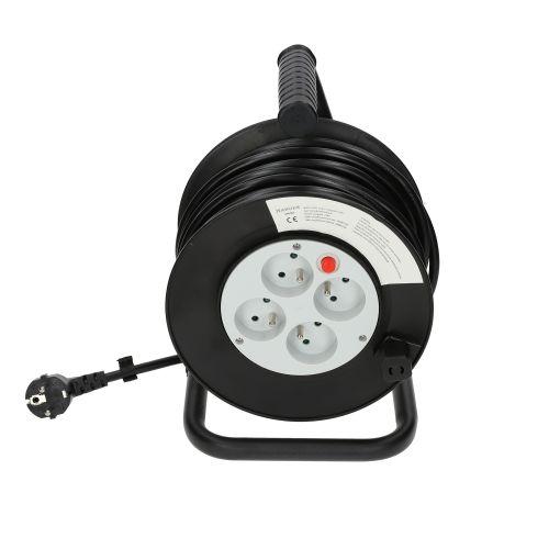 Enrouleur de câble 25 m H05VV-F 3G 1,5 mm2 - HANGER